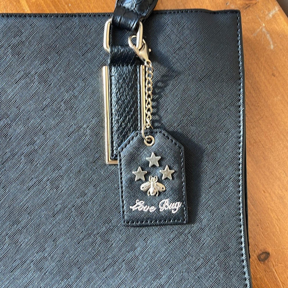 Call it spring Black “Love Bug” Tote Bag - Picture 2 of 5